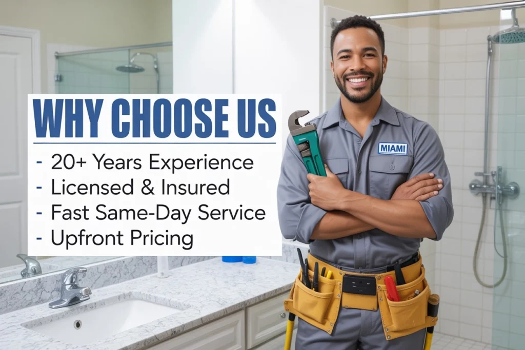 Why choose us for Bathroom renovation and Small Bathroom Repairs & Fix Services in Miami