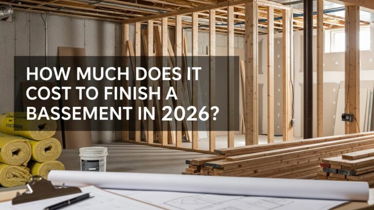 How Much Does It Cost to Finish a Basement in 2026